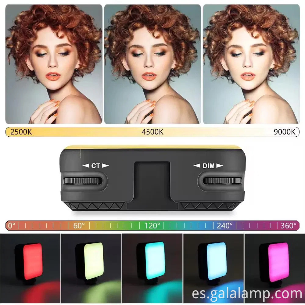 Mini luz de selfie portátil para transmisión en vivo y videos